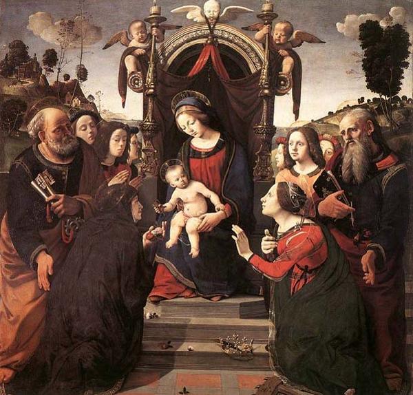 Piero di Cosimo Mystical Marriage of St Catherine of Alexandria oil painting picture